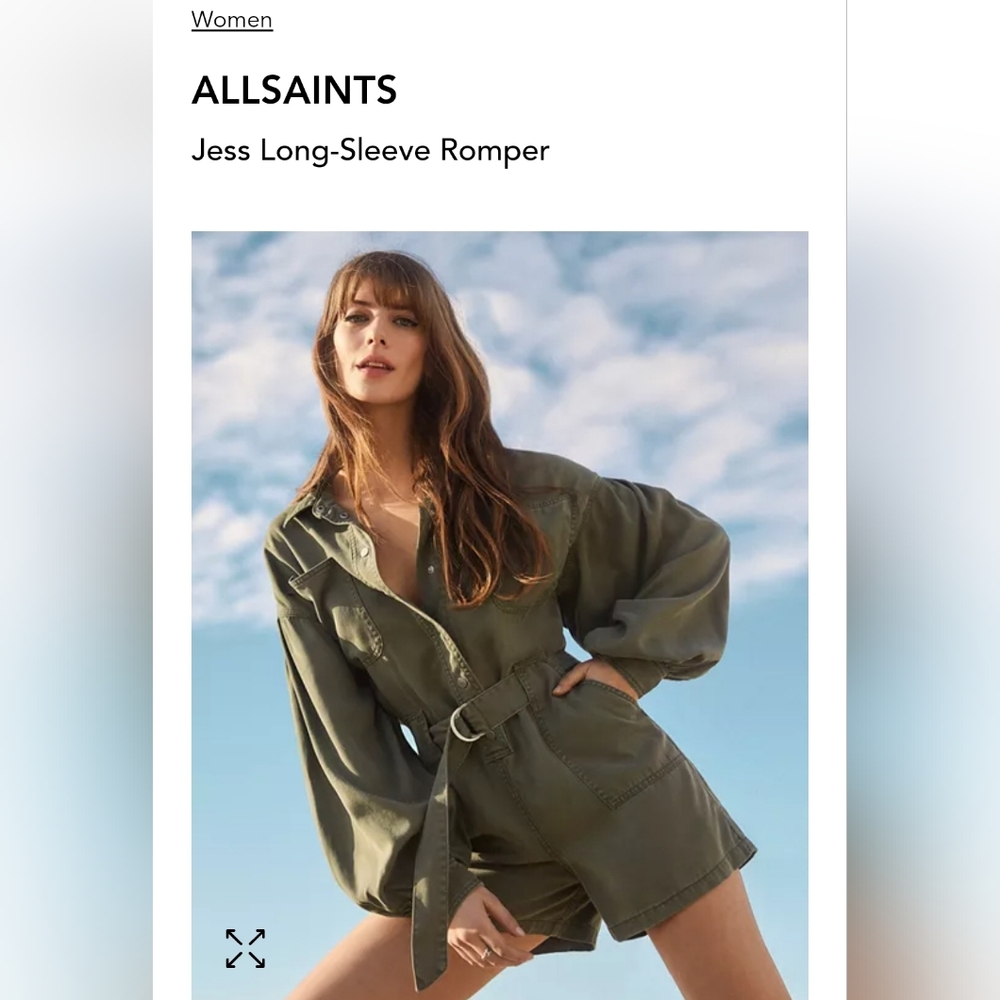 Allsaints Jess Romper - Size US 6